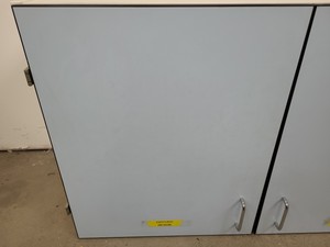 Thumbnail image of 8 x Wall Mounted Double Door Laboratory Cupboards  L 100cm x W 34cm x H 60cm Lab
