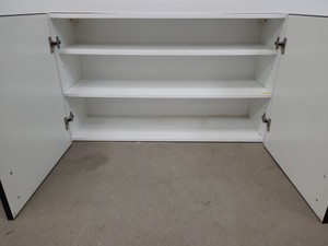 Thumbnail image of 8 x Wall Mounted Double Door Laboratory Cupboards  L 100cm x W 34cm x H 60cm Lab