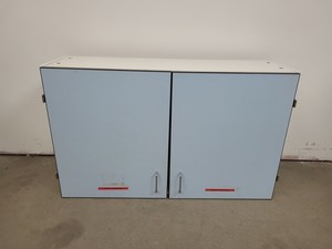 Thumbnail image of 8 x Wall Mounted Double Door Laboratory Cupboards  L 100cm x W 34cm x H 60cm Lab