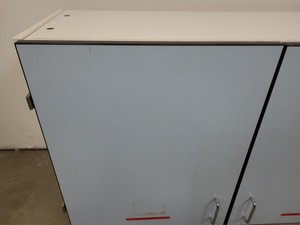 Thumbnail image of 8 x Wall Mounted Double Door Laboratory Cupboards  L 100cm x W 34cm x H 60cm Lab