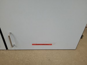 Thumbnail image of 8 x Wall Mounted Double Door Laboratory Cupboards  L 100cm x W 34cm x H 60cm Lab