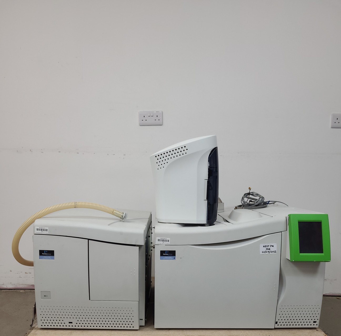 Image of Perkin Elmer Clarus 500 MS-GC Mass Spectrometer Gas Chromatograph System Faulty
