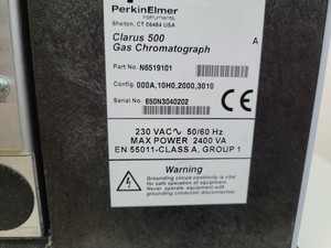 Thumbnail image of Perkin Elmer Clarus 500 MS-GC Mass Spectrometer Gas Chromatograph System Faulty