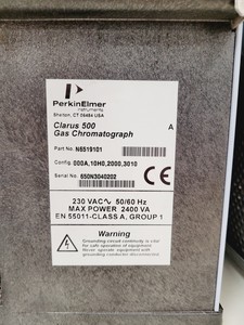 Thumbnail image of Perkin Elmer Clarus 500 MS-GC Mass Spectrometer Gas Chromatograph System Faulty