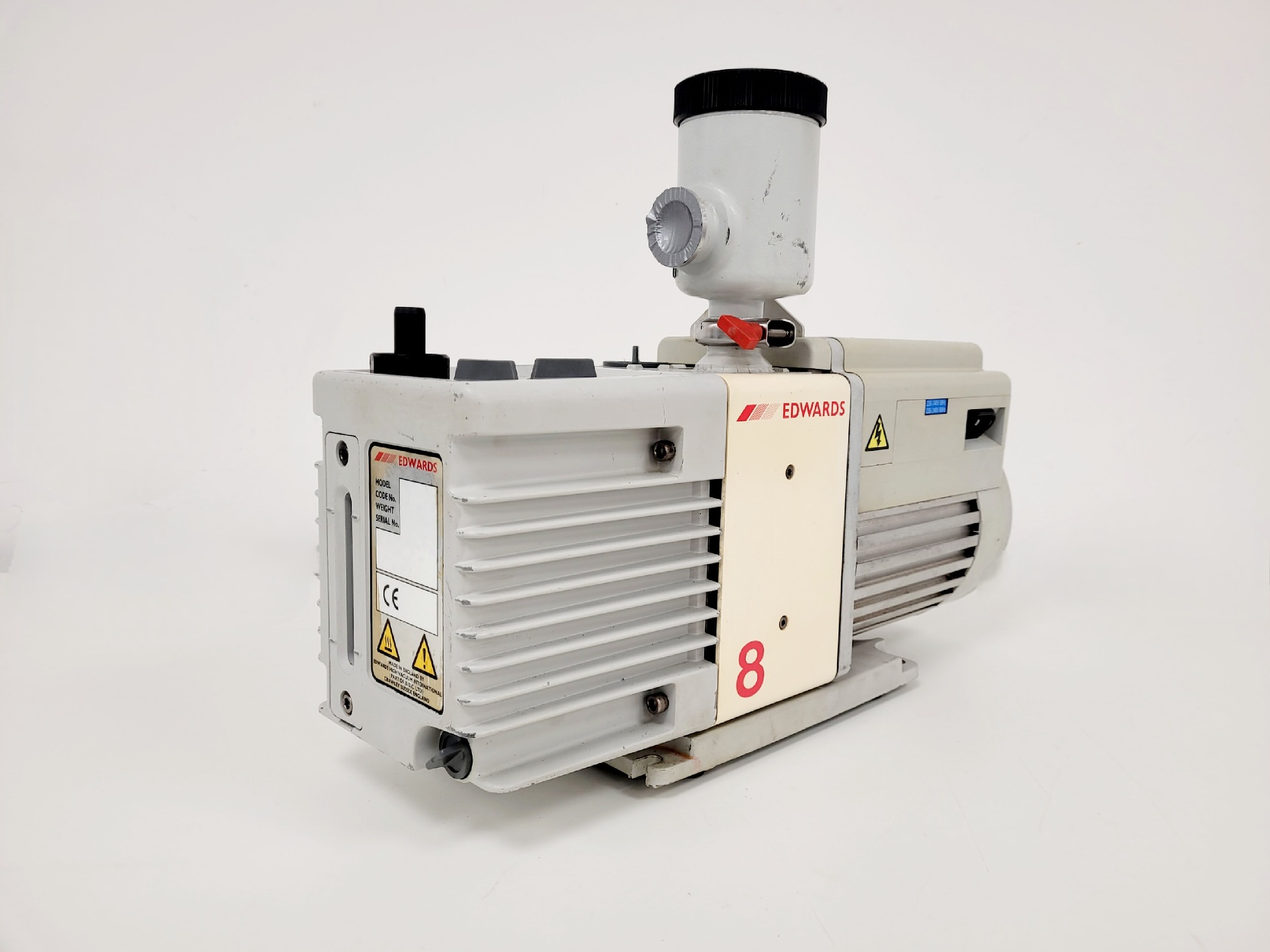 Image of Edwards RV8 Rotary Vane Vacuum Pump & FL20K Foreline Trap Lab