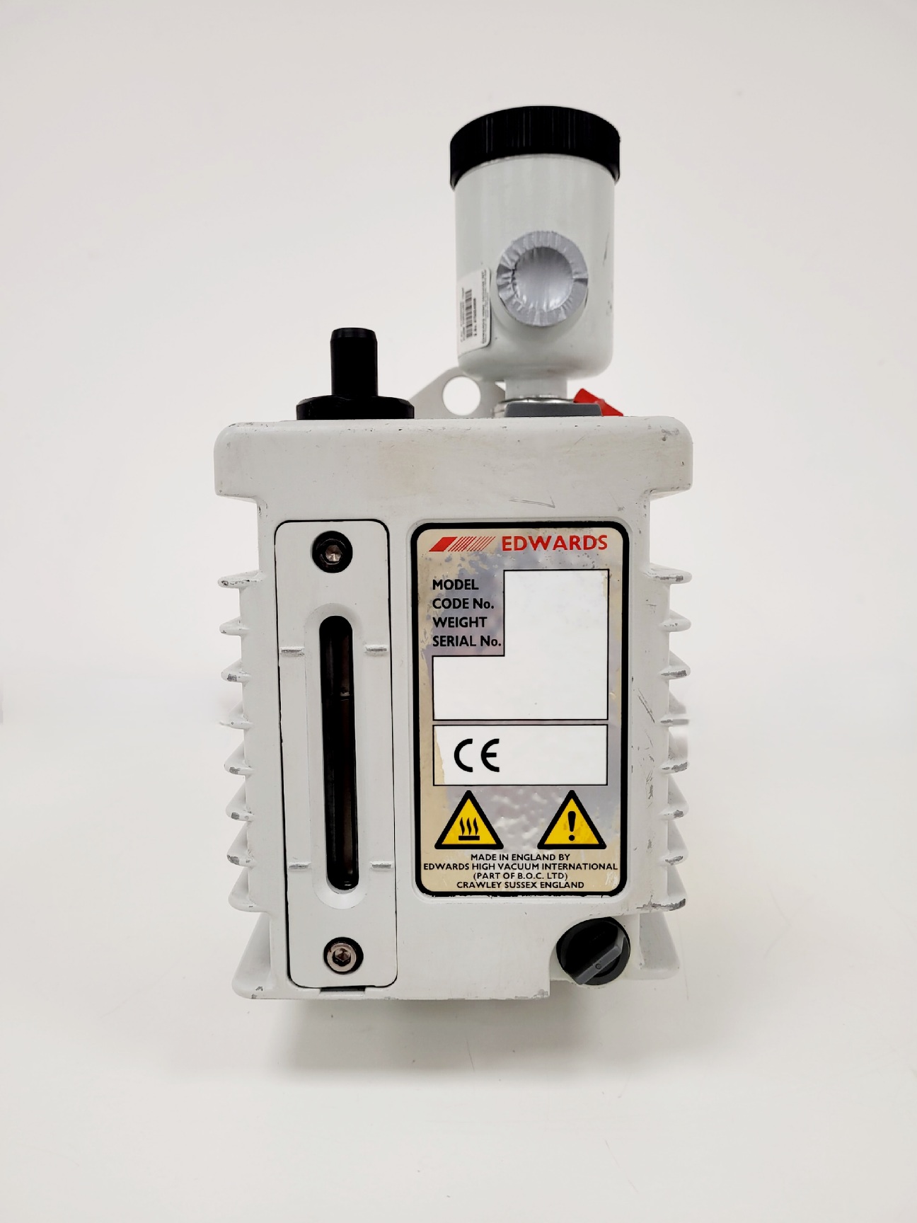 Image of Edwards RV8 Rotary Vane Vacuum Pump & FL20K Foreline Trap Lab