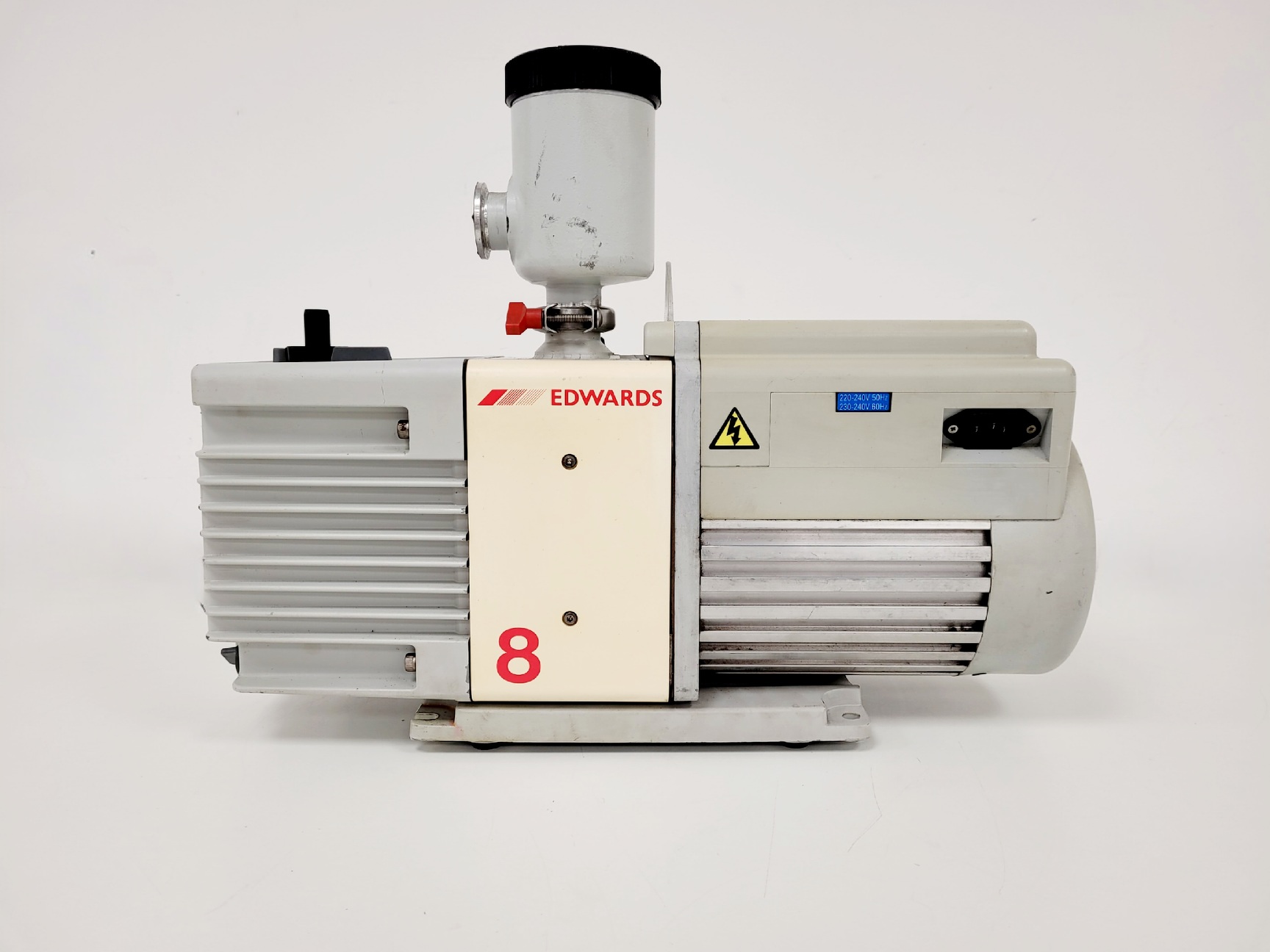 Image of Edwards RV8 Rotary Vane Vacuum Pump & FL20K Foreline Trap Lab