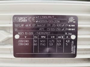 Thumbnail image of Edwards 28 E2M28 Rotary Vane Vacuum Pump Lab