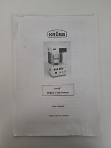 Thumbnail image of Kruss Digital Tensiometer  Model: K 10 ST Lab