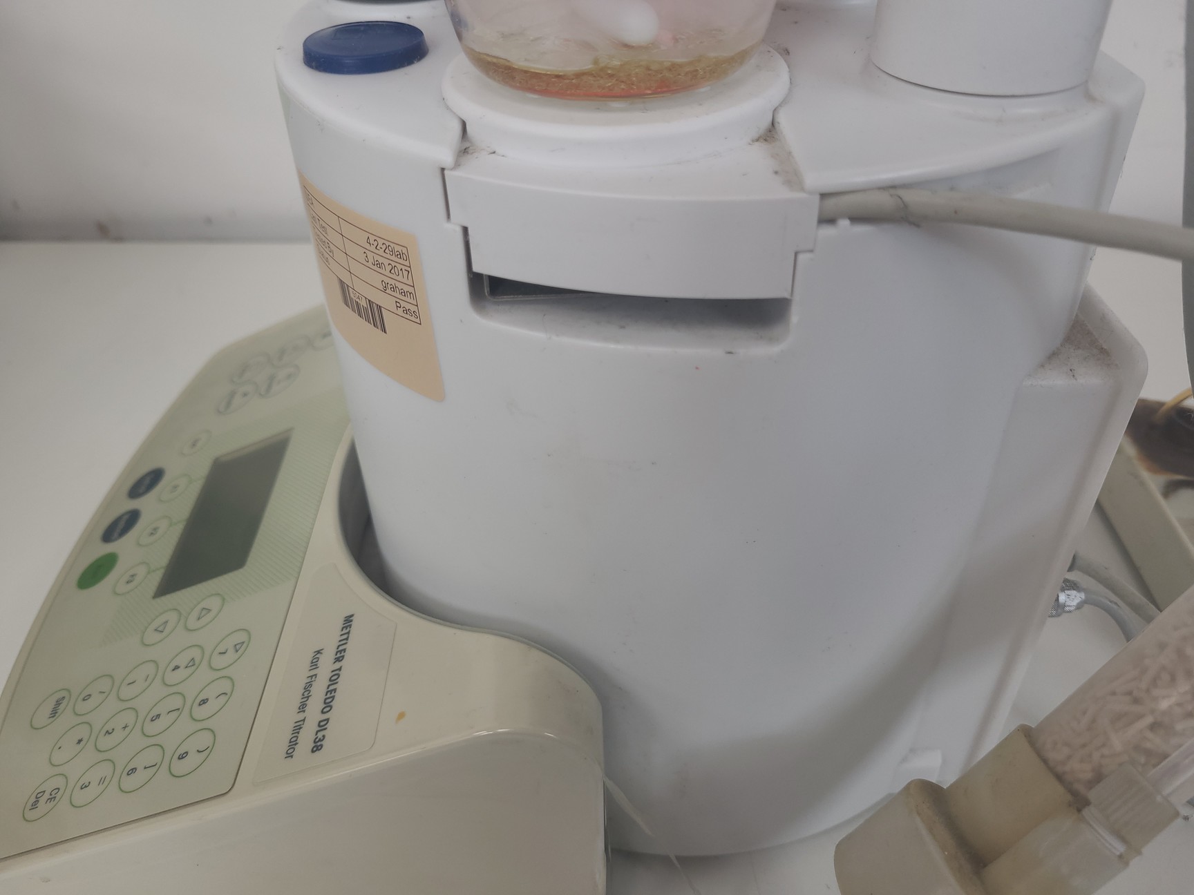 Image of Mettler Toledo DL38 Karl Fischer Titrator Lab