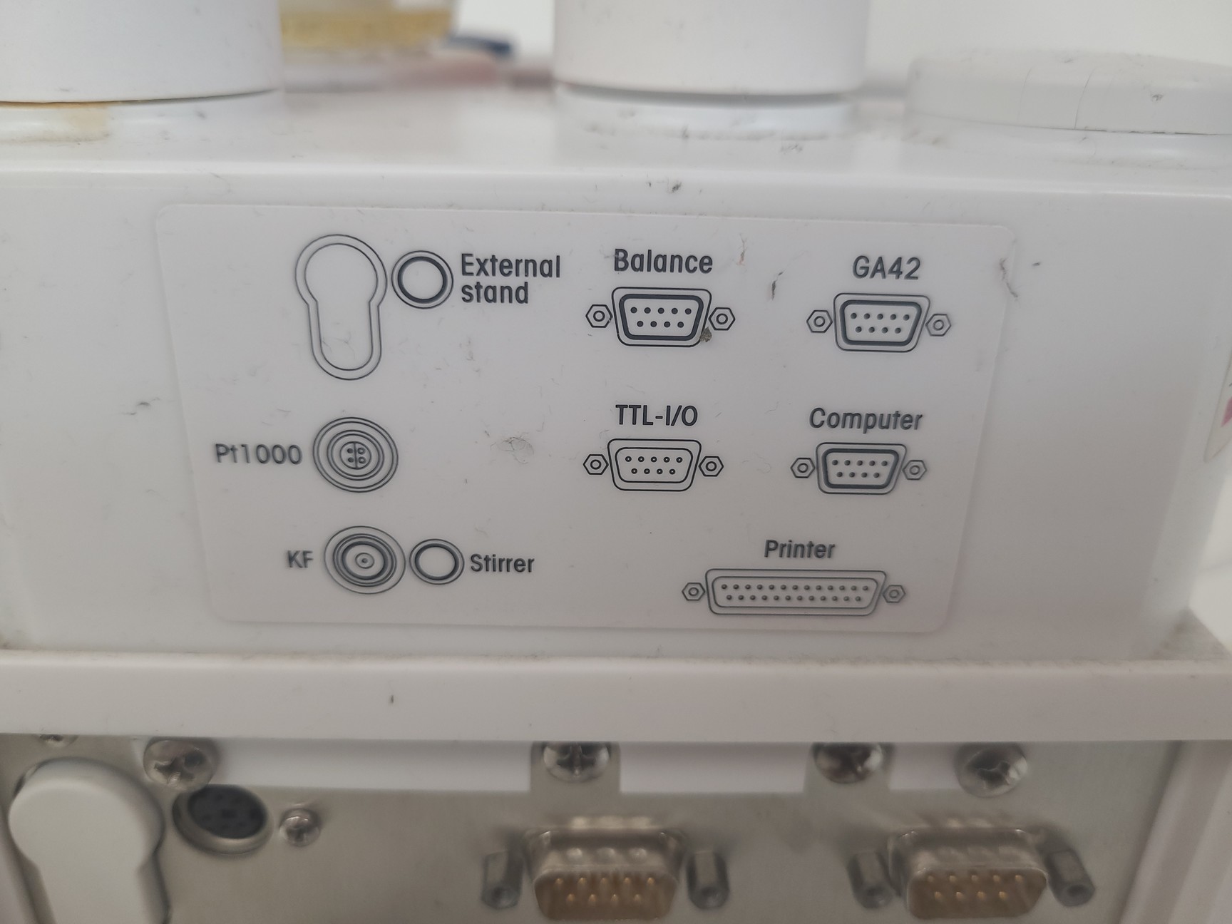 Image of Mettler Toledo DL38 Karl Fischer Titrator Lab