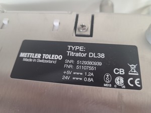 Thumbnail image of Mettler Toledo DL38 Karl Fischer Titrator Lab