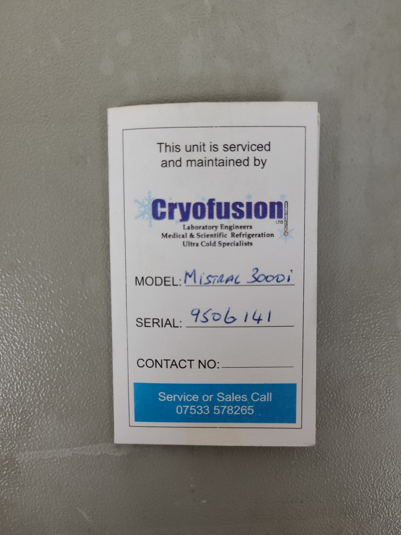 Image of Sanyo MSE Mistral 3000i Refrigerated Benchtop Centrifuge Lab