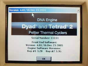 Thumbnail image of Bio Rad DNA Engine Dyad  Model: PTC0220G Thermal Cycler Lab