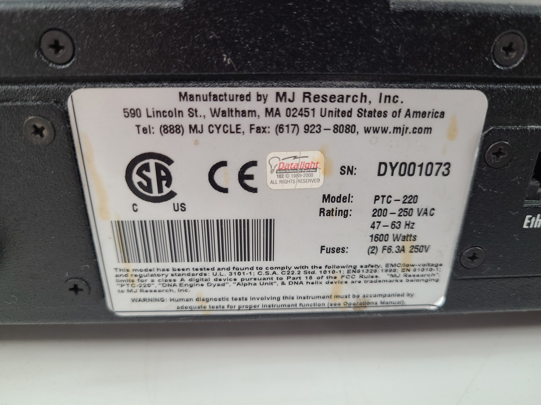 Image of MJ Research PTC-220