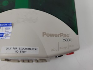 Thumbnail image of Bio-Rad PowerPac Basic Electrophoresis Power Supply Lab