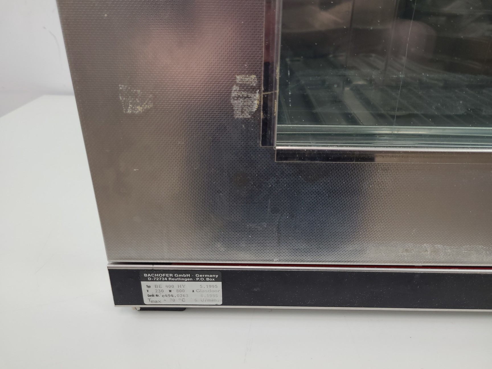 Image of Bachofer Laboratory Oven Model: BE 400 HY Lab
