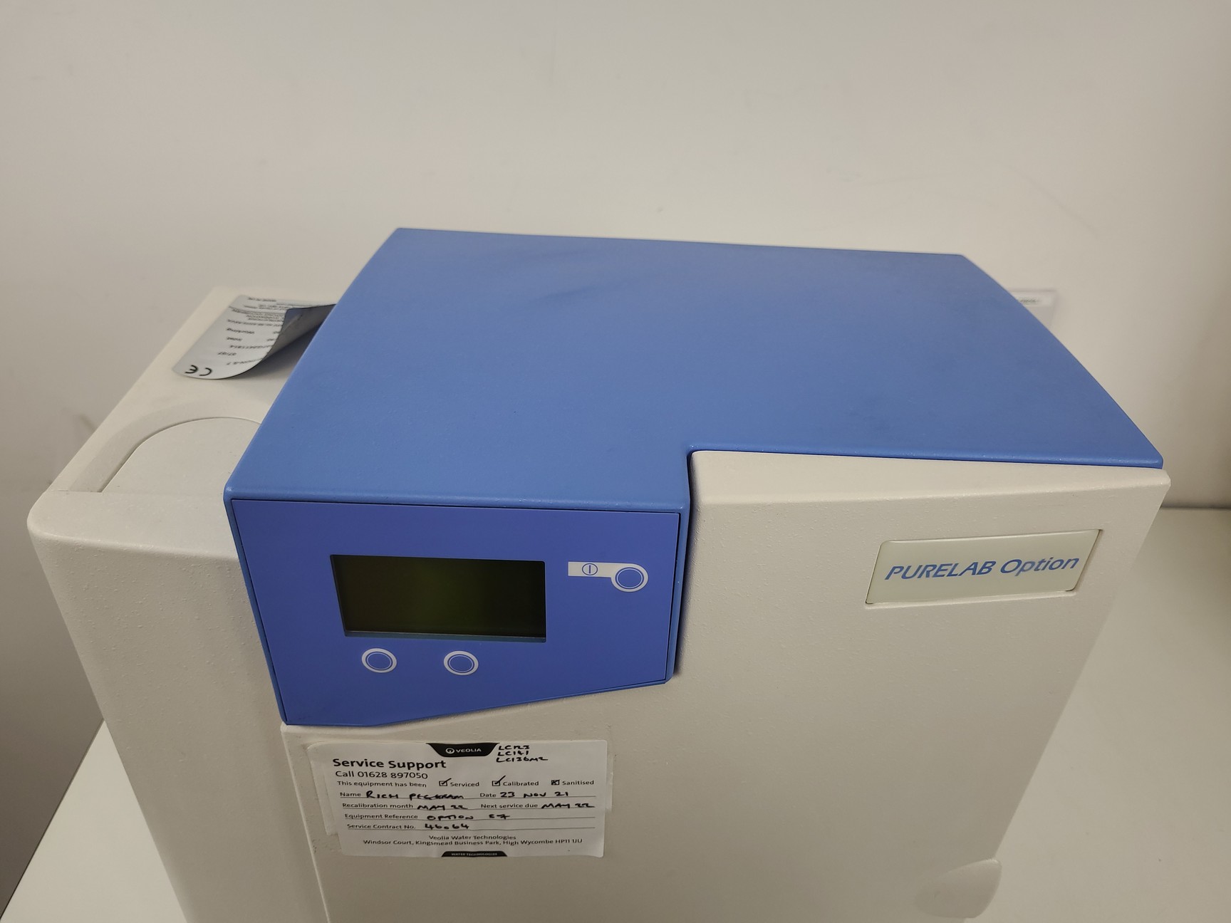 Image of Elga PureLab Option  Model: OPTION-S 7 Water Purification System Lab