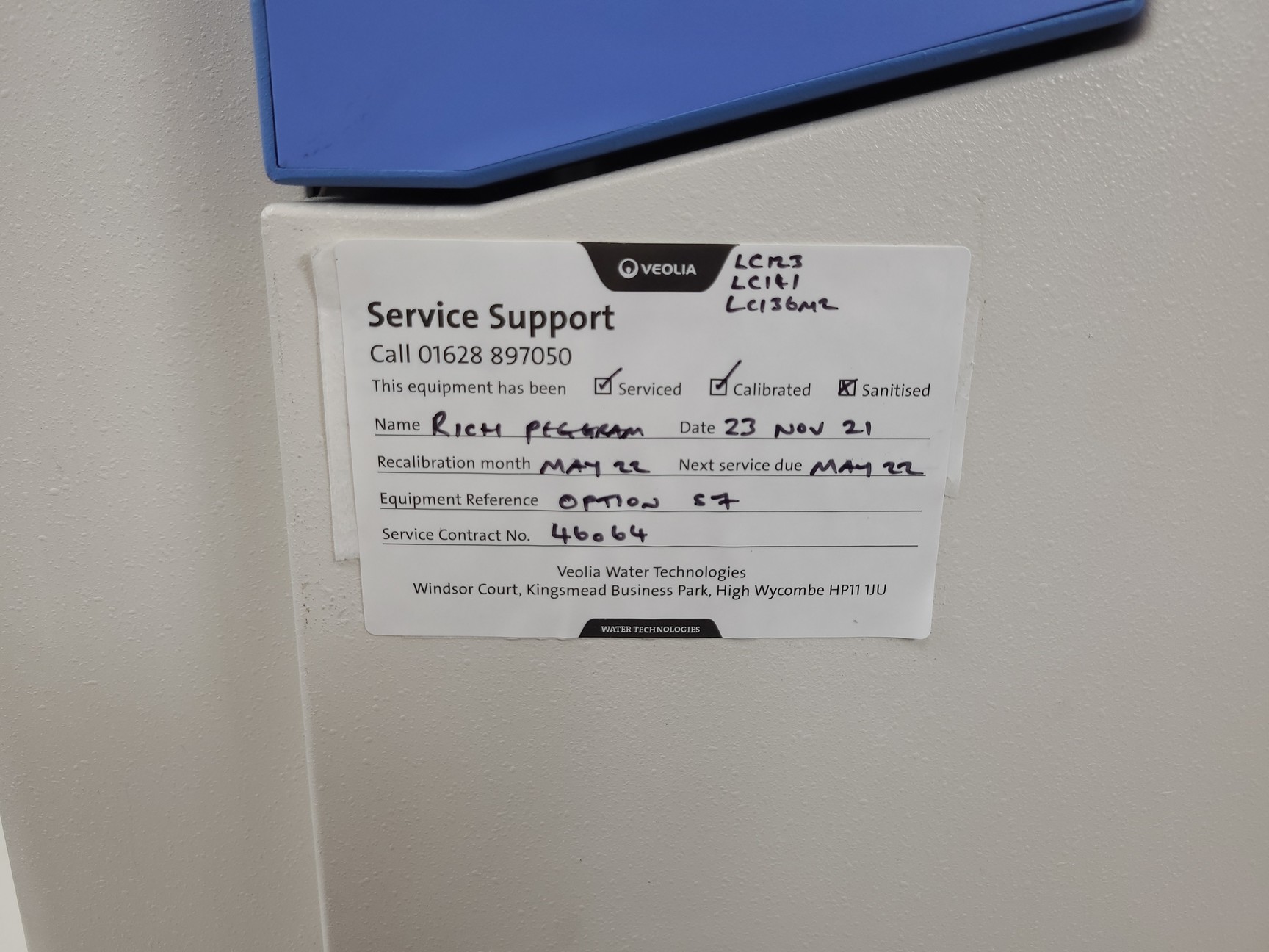 Image of Elga PureLab Option  Model: OPTION-S 7 Water Purification System Lab