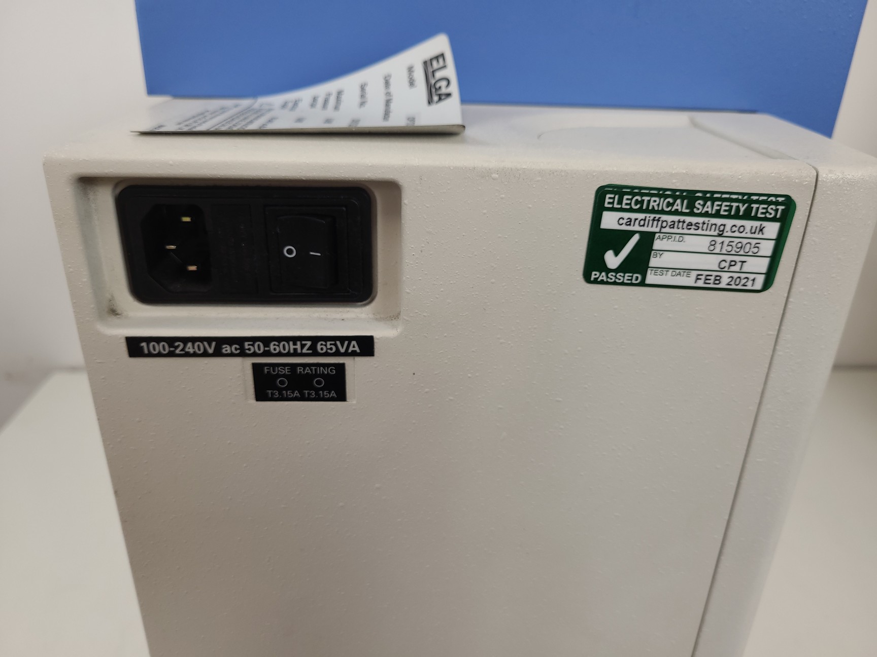 Image of Elga PureLab Option  Model: OPTION-S 7 Water Purification System Lab