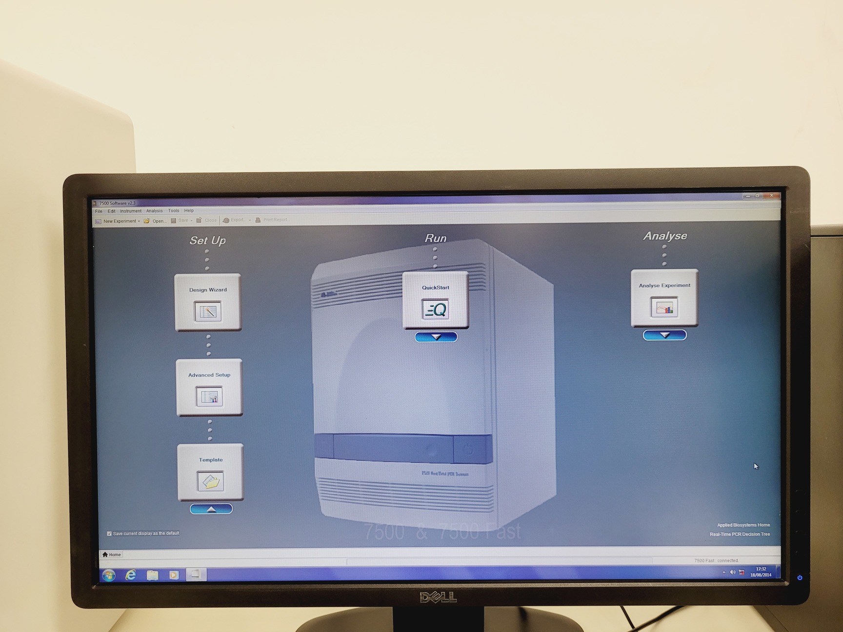 Image of Applied Biosystems 7500 Fast Real-Time PCR System with PC & Software Lab