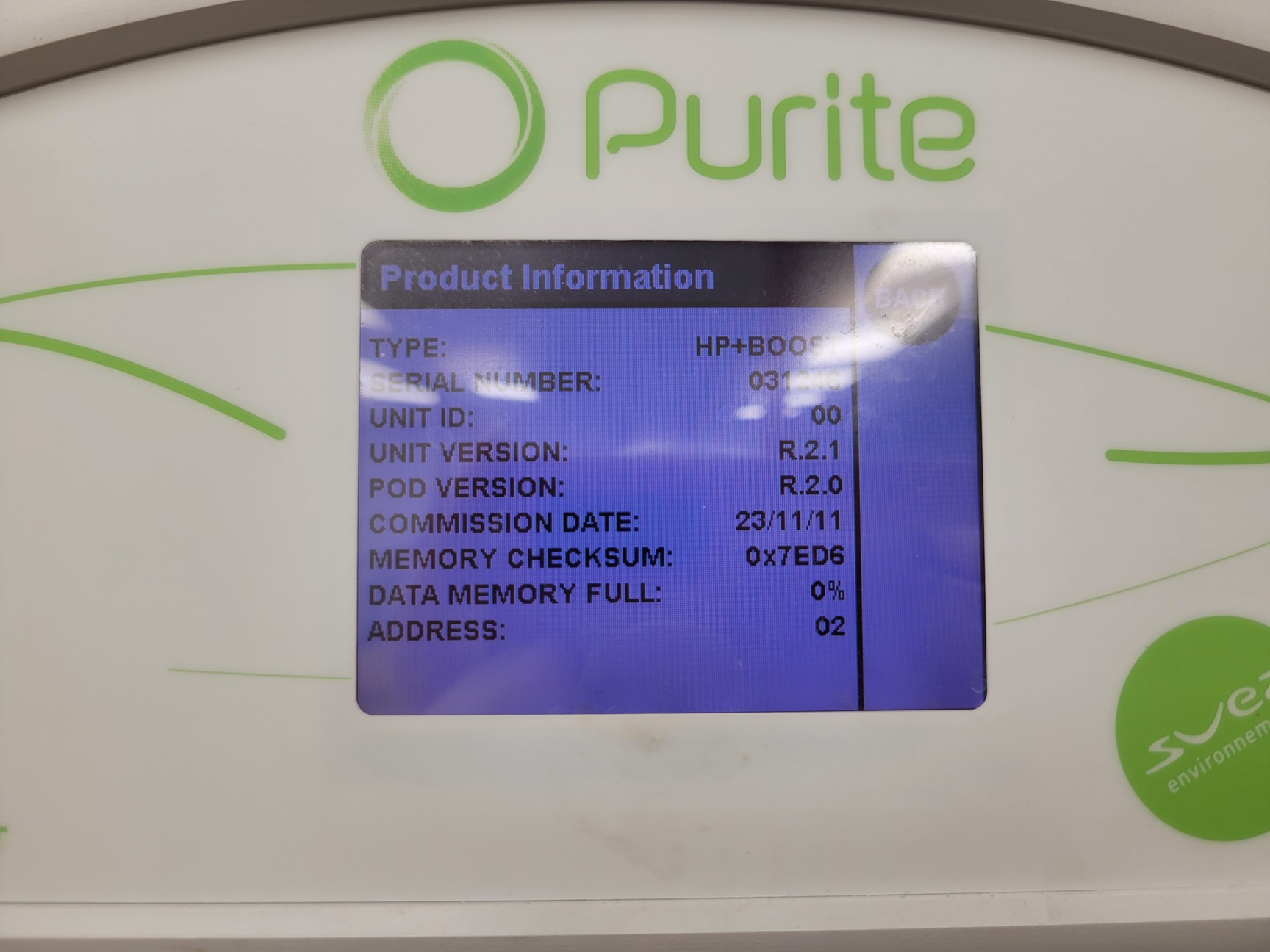 Image of Purite L300255 Water Purification System  Model: Select HP160 BP/IT Lab