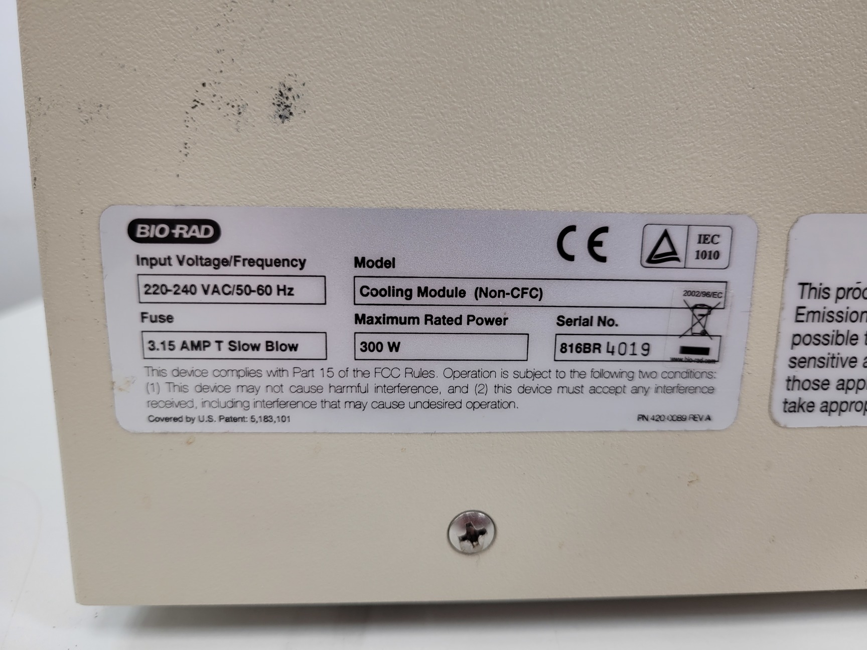 Image of Bio-Rad Chef Mapper XA Electrophoresis System w/ Cooling Module, Cell & Pump Lab