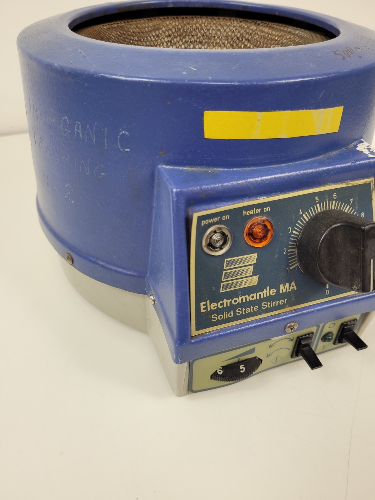 Image of Electromantle MA Heating Mantle Solid State Stirrer  Model: EMA 0500/CE Lab