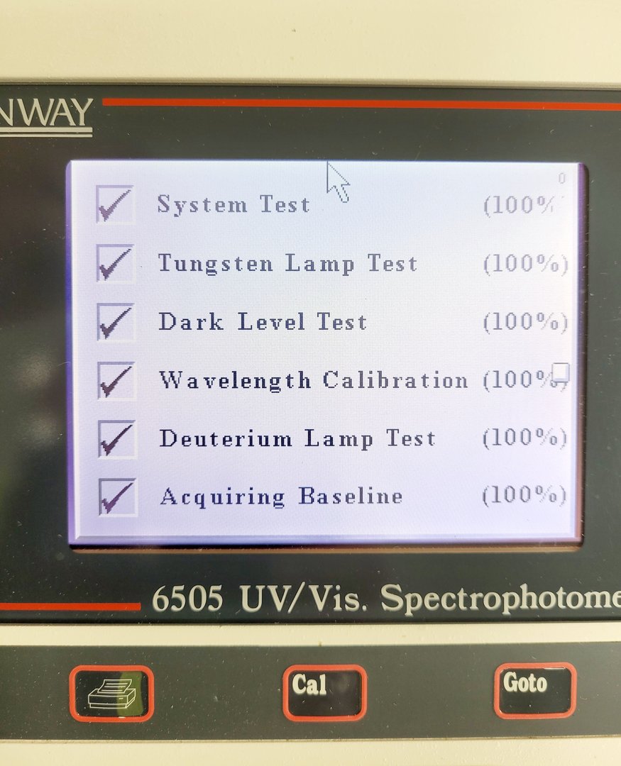 Image of Jenway 6505 UV/Vis Spectrophotometer with Accessories Lab