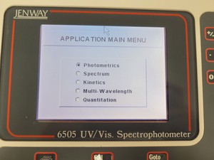 Thumbnail image of Jenway 6505 UV/Vis Spectrophotometer with Accessories Lab