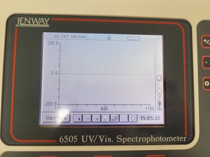 Thumbnail image of Jenway 6505 UV/Vis Spectrophotometer with Accessories Lab