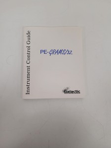 Thumbnail image of Galactic GRAMS/32 Version 4 Spectroscopy Software Lab