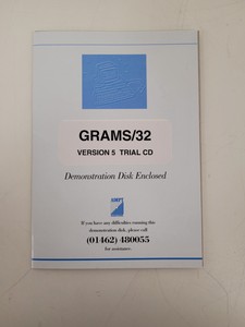 Thumbnail image of Galactic GRAMS/32 Version 4 Spectroscopy Software Lab