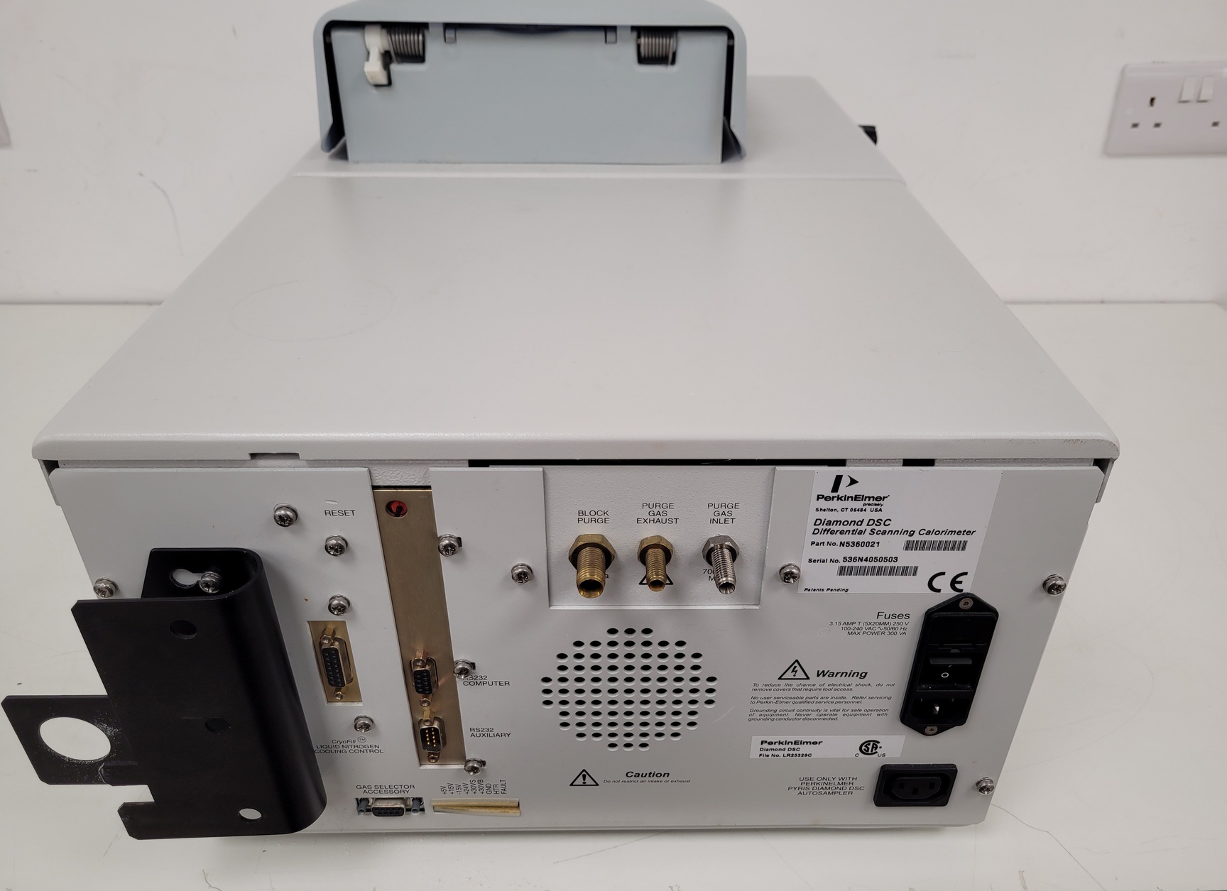Image of Perkin Elmer Diamond DSC Differential Scanning Calorimeter Part no: N5360021 Lab