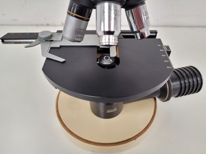 Thumbnail image of Wild Heerbrugg Switzerland Microscope M11-60289  36633 & Accessories Lab