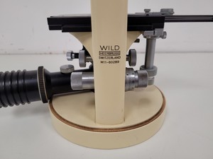 Thumbnail image of Wild Heerbrugg Switzerland Microscope M11-60289  36633 & Accessories Lab