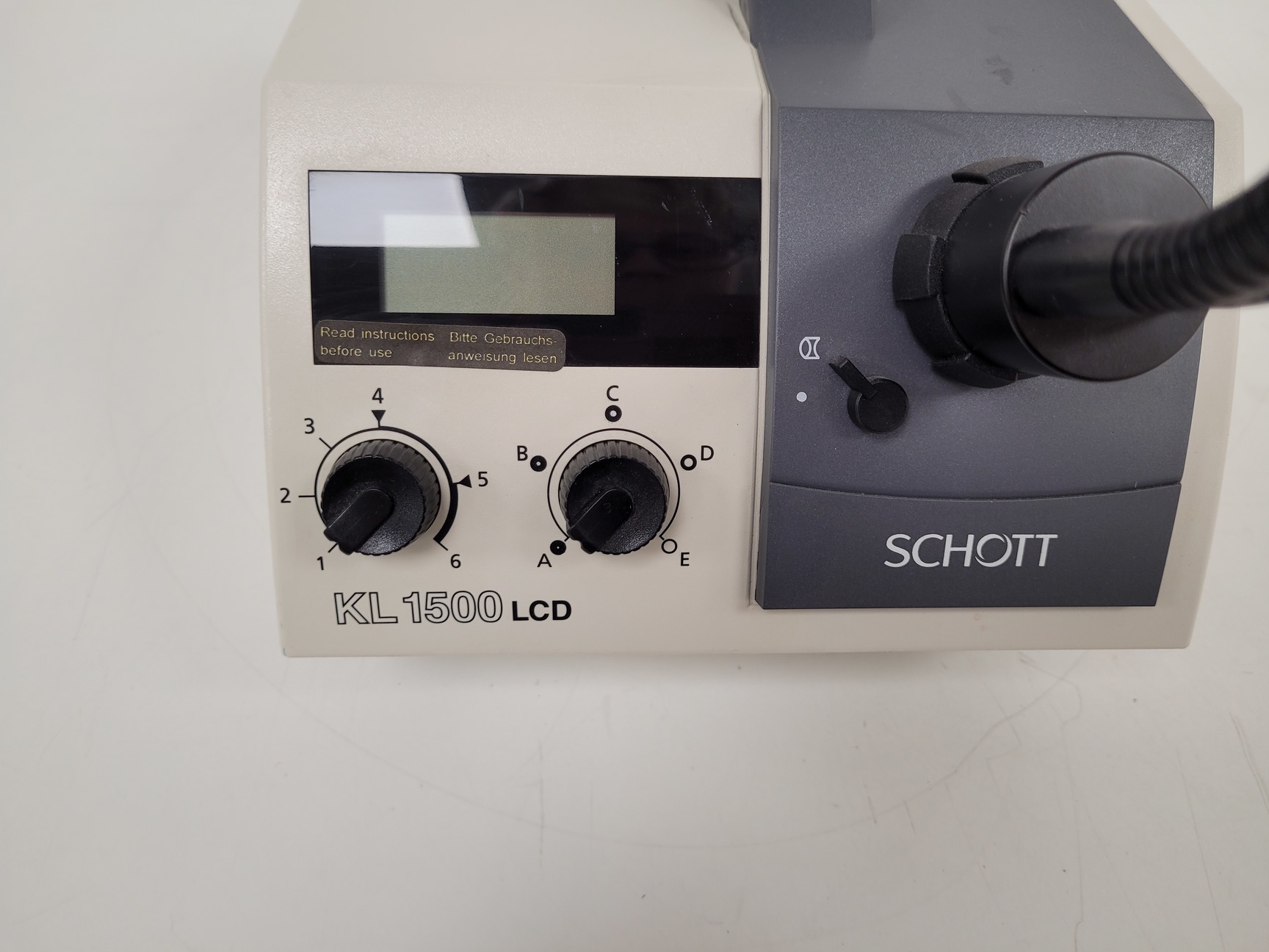 Image of Schott KL1500 LCD Fibre Optic Cold Microscope Light Source Lab