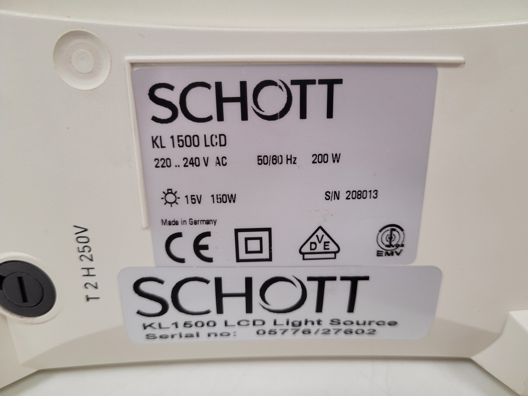 Image of Schott KL1500 LCD Fibre Optic Cold Microscope Light Source Lab