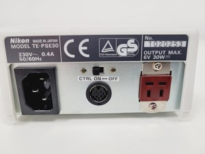 Thumbnail image of Nikon Eclipse TE200 Inverted Microscope & Power Supply Lab