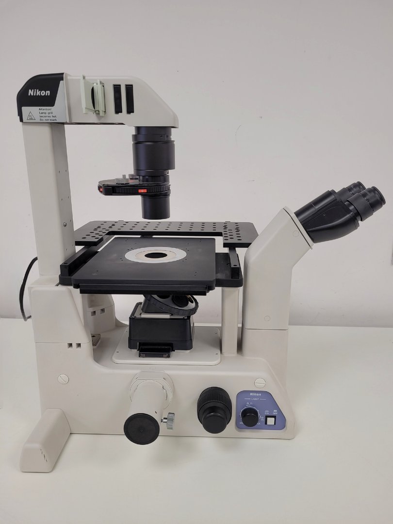 Image of Nikon Eclipse TE200 Inverted Microscope & Power Supply Lab