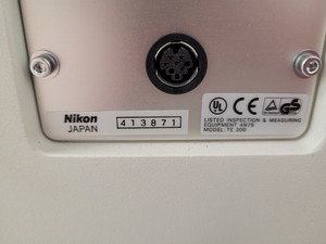 Thumbnail image of Nikon Eclipse TE200 Inverted Microscope & Power Supply Lab