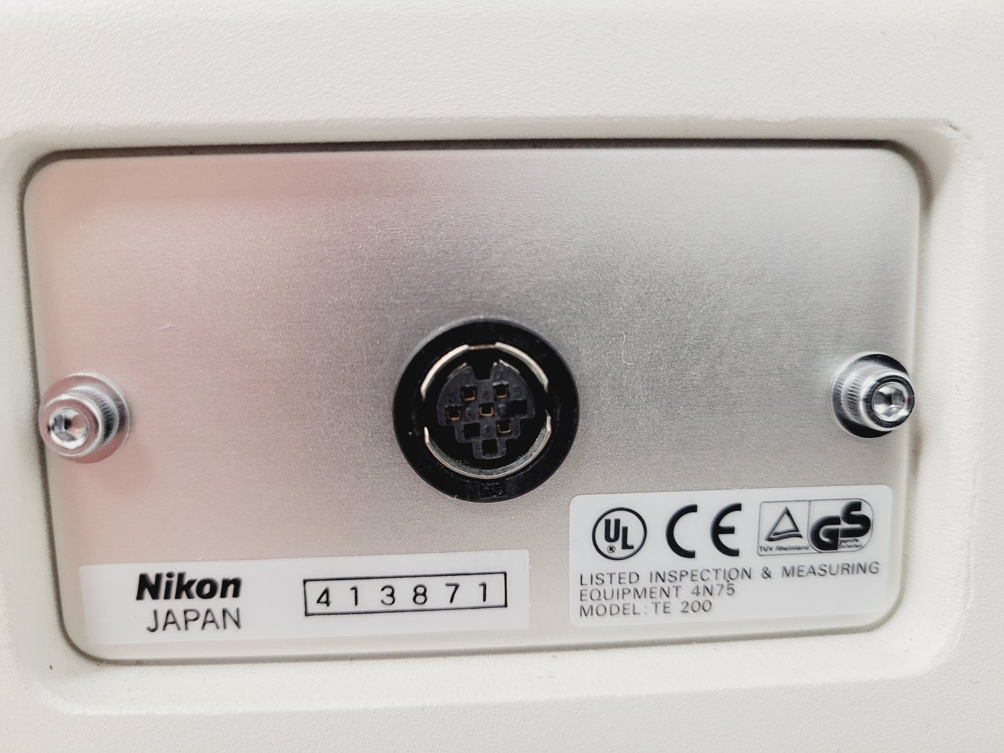 Image of Nikon Eclipse TE200 Inverted Microscope & Power Supply Lab