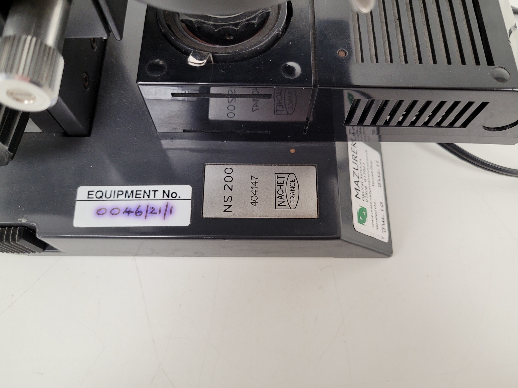 Image of Nachet France NS 200 Binocular Compound Microscope with 3 x Objectives Lab