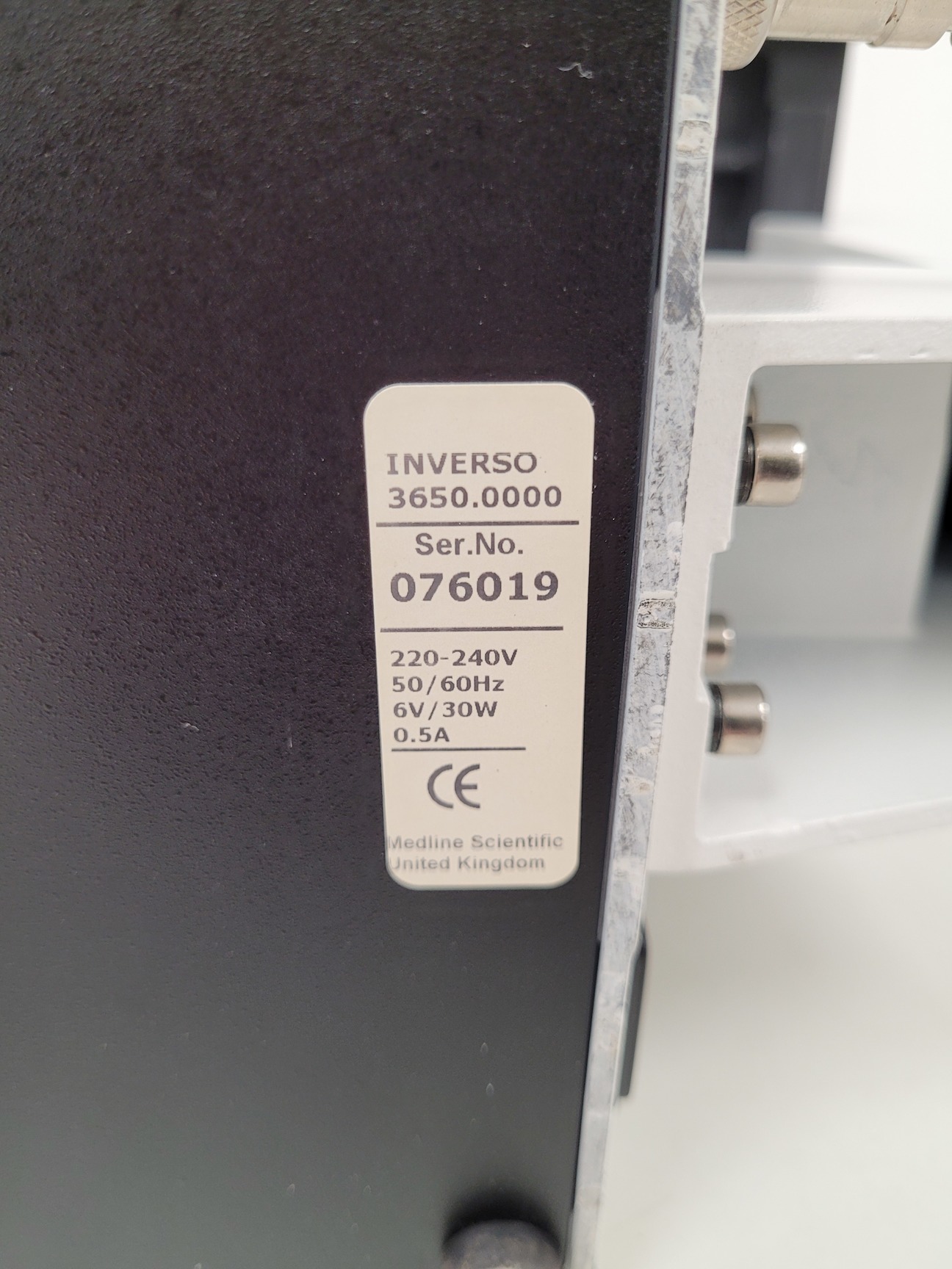 Image of Ceti TC-100 Inverted Fluorescence Microscope  Model: Inverso 3650.000 Lab