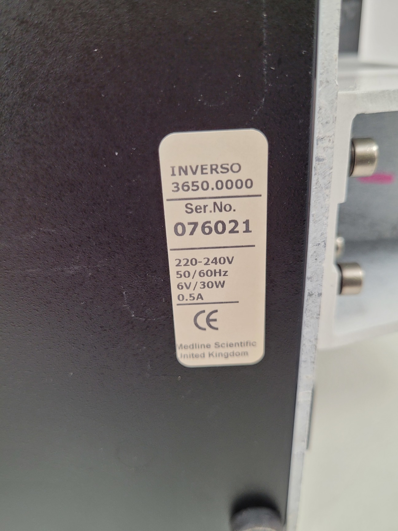 Image of Ceti TC-100 Model: Inverso 3650.000 Inverted Fluorescence Microscope  Lab