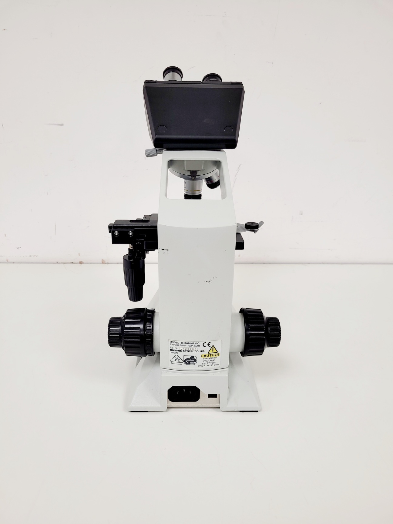 Image of Olympus CH20 Compound Microscope  Model: CH20BIMF200 with 2 x Objectives Lab