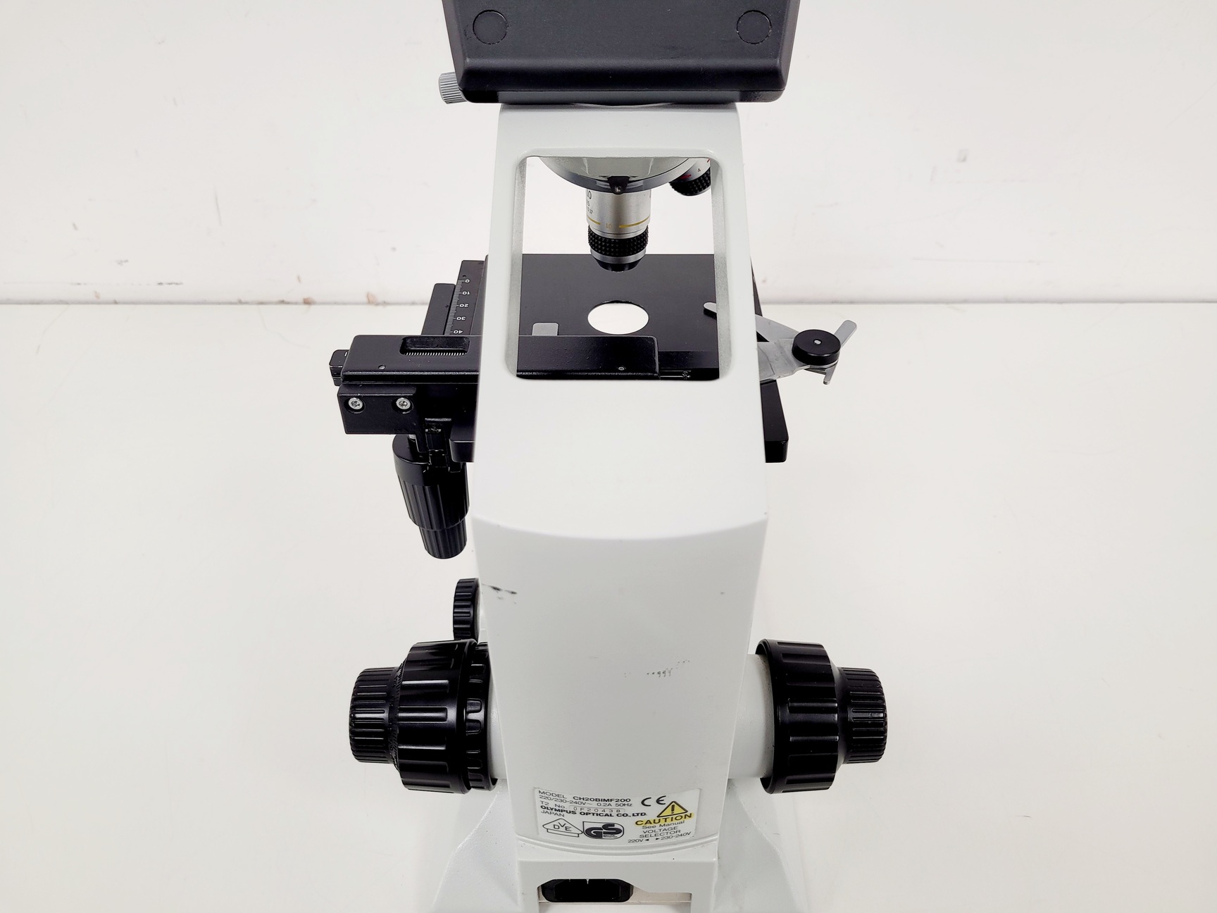 Image of Olympus CH20 Compound Microscope  Model: CH20BIMF200 with 2 x Objectives Lab