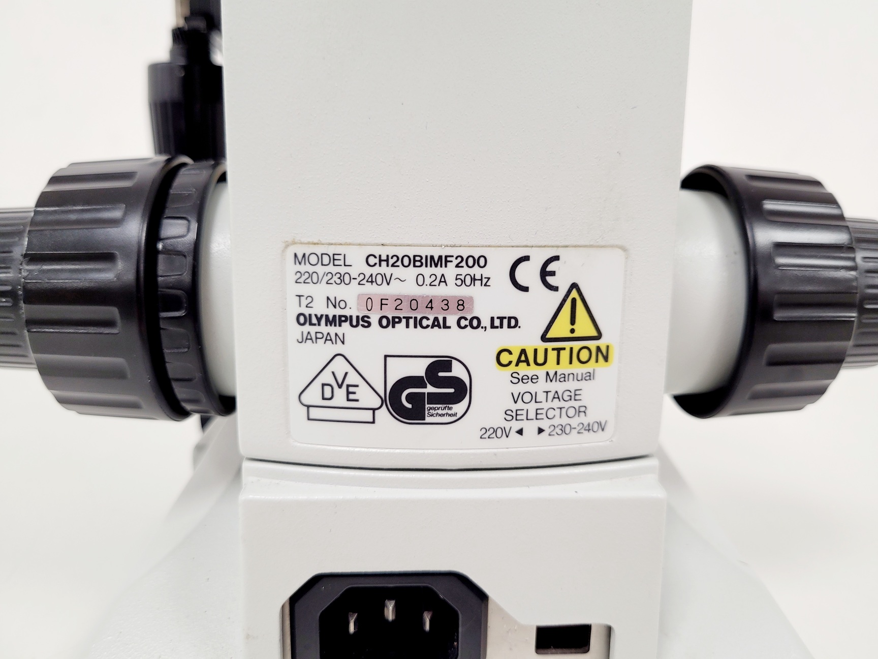 Image of Olympus CH20 Compound Microscope  Model: CH20BIMF200 with 2 x Objectives Lab