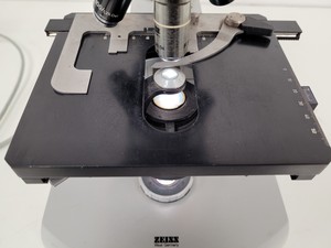 Thumbnail image of Carl Zeiss 9901 Compound Microscope with 5 x Objectives 160/- Lab