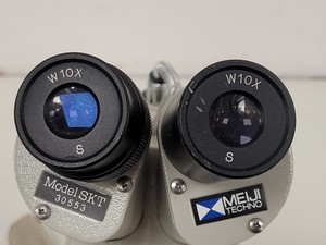 Thumbnail image of Meiji Techno Microscope  Model SKT 1x, 3x Stereo Zoom Lab